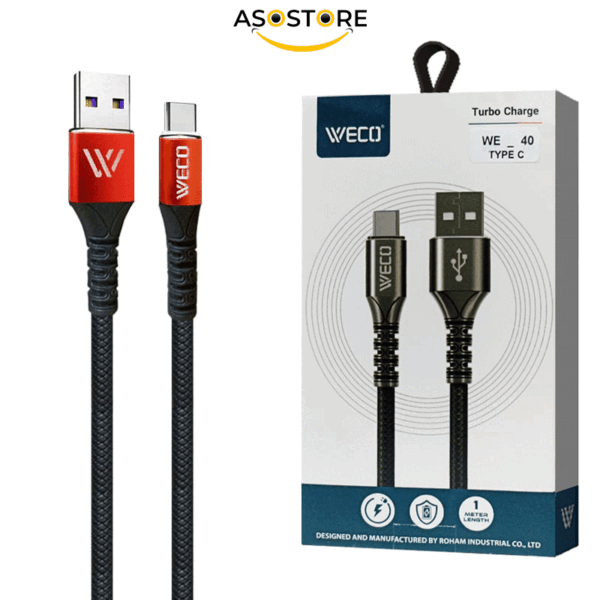 کابل تایپ سی (Type-C) اپیمکس (EPIMAX) طول 1 متر مدل WECO-40