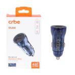 شارژر فندکی فست و PD دو پورت Crbe مدل CR-G102 48W