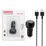 شارژر فندکی 36W فست دو پورت TSCO مدل TCG 38