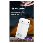 پاوربانک کلومن مدل K-P1 FAST CHARGING ظرفیت 20000 میلی آمپر ساعت - Image 4