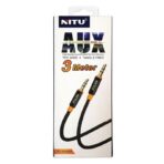 کابل AUX برند Nitu مدل N3m (طول 3 متر) - Image 3