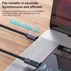 کابل فست شارژ دوسر تایپ سی Yesido CA158 - Image 5