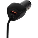 شارژر فندکی فست و PD تک پورت NITU مدل NDC25 38W بهمراه کابل متصل Type-C - مشکی - Image 3