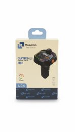 شارژر فندکی 25 وات سه پورت + MP3 پلیر بلوتوثی مازارس (MAZARES) مدل L04