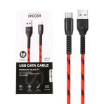 کابل تبدیل USB به USB-C شوش مدل SH119-C | طول ۱.۱ متر 🔌📱