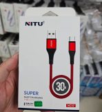کابل پاور بانکی تایپ سی نیتو مدل NITU NC32 Type-C - Image 3