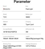 چراغ قوه شارژی یسیدو مدل TC11 نورافکن LED - Image 5