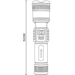 چراغ قوه شارژی یسیدو مدل TC11 نورافکن LED - Image 6