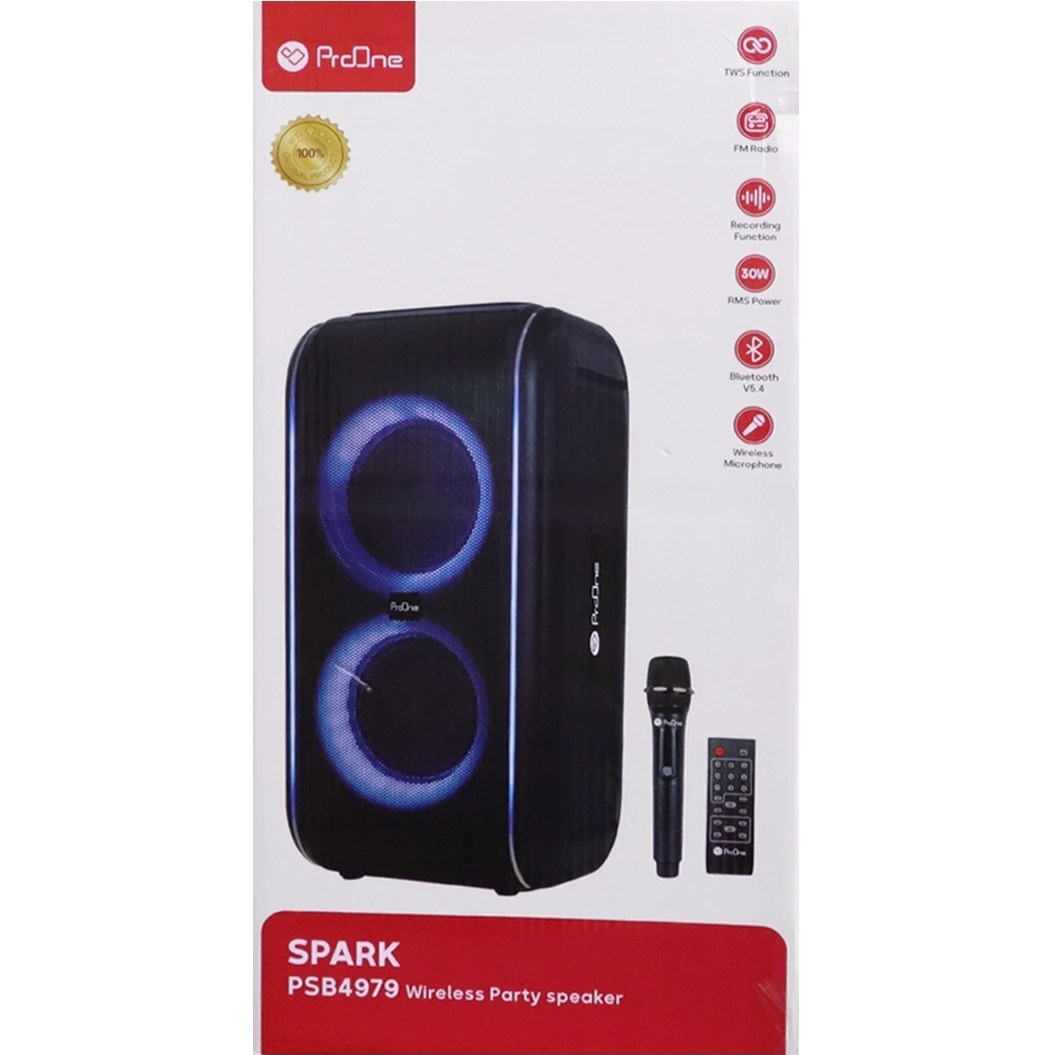 IMG_7698 اسپیکر بلوتوثی پرتابل پرووان (ProOne) مدل SPARK PSB4979 - Image 1