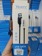 کابل شارژر USB به تایپ سی وریتی مدل CB3147 طول 1 متر