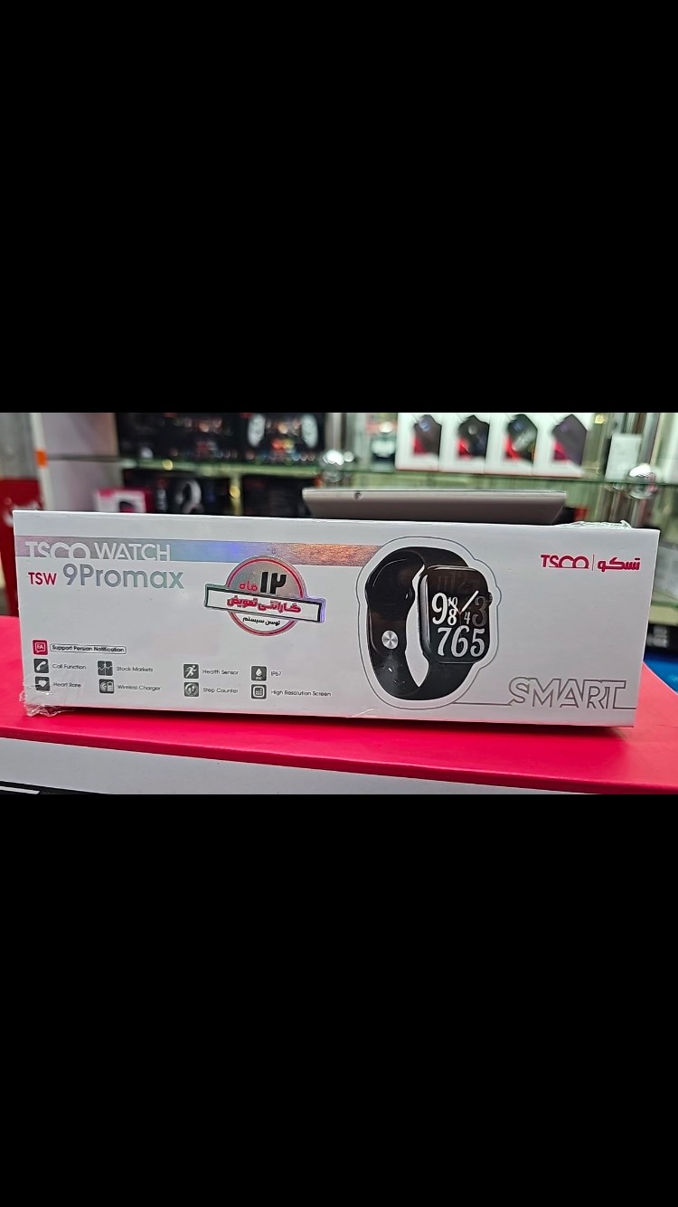 IMG_8218.png ساعت هوشمند 2.04 اینچی تسکو مدل TSW 9 Promax با بند سیلیکونی - Image 1